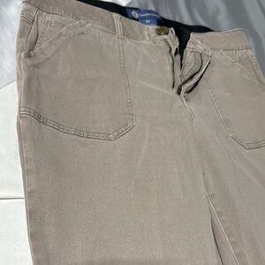Democracy Tan Chinos Adjustable Waist